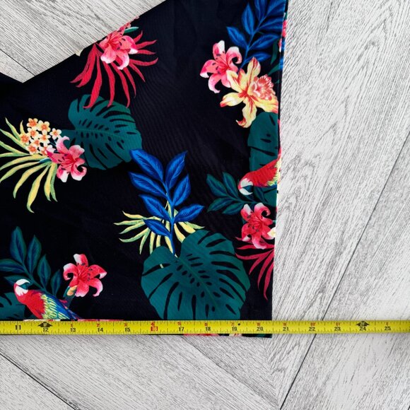 Simons | Contemporaine Sleeveless Tropical Floral Jumpsuit - Size 14 - Picture 13 of 16